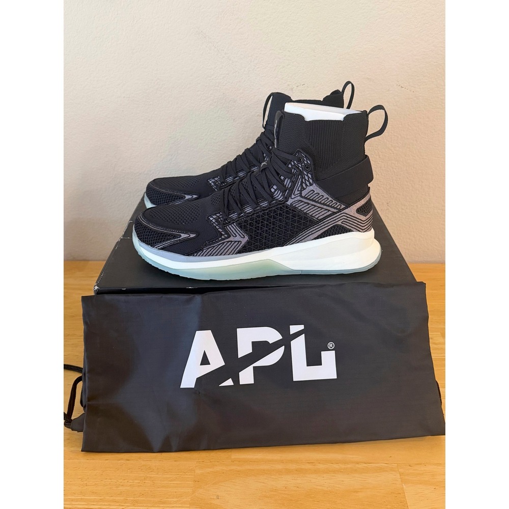 New APL Concept X Men's Basketball Shoes 8M/9.5W Black/Cement/White